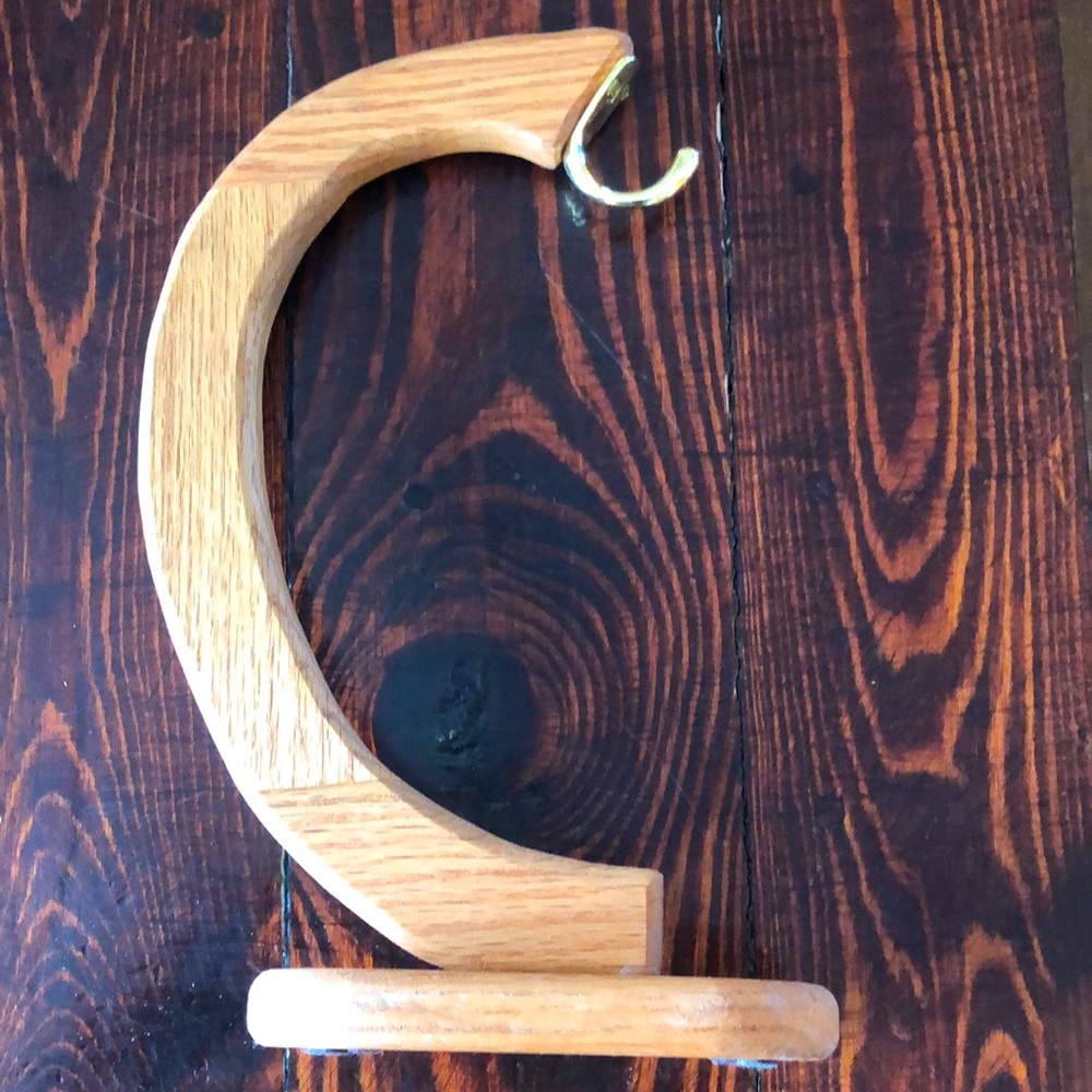 Wooden Handcrafted Banana Holder!